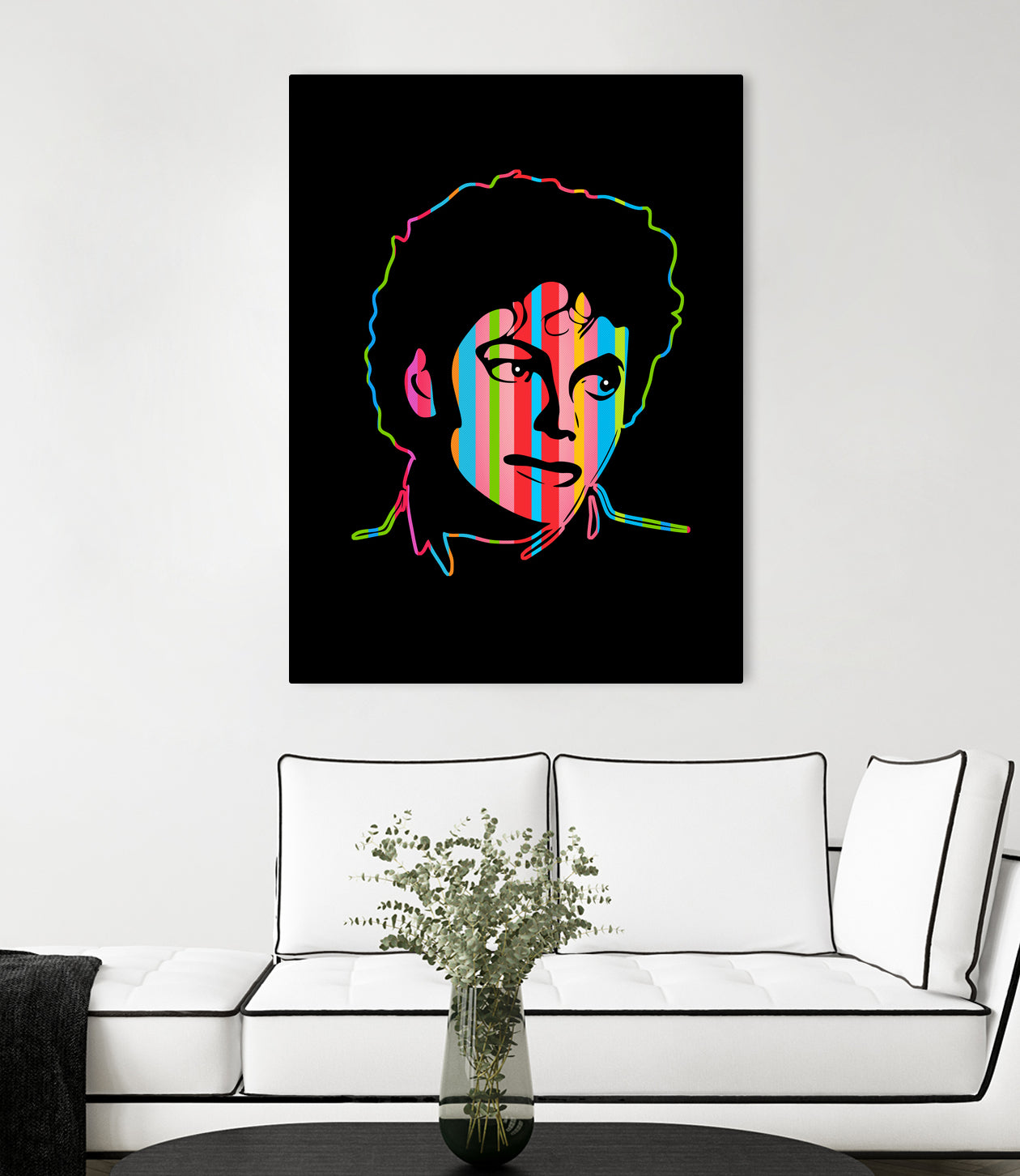 Michael Jackson | Dark | Pop Art by William Cuccio on GIANT ART - black digital drawing