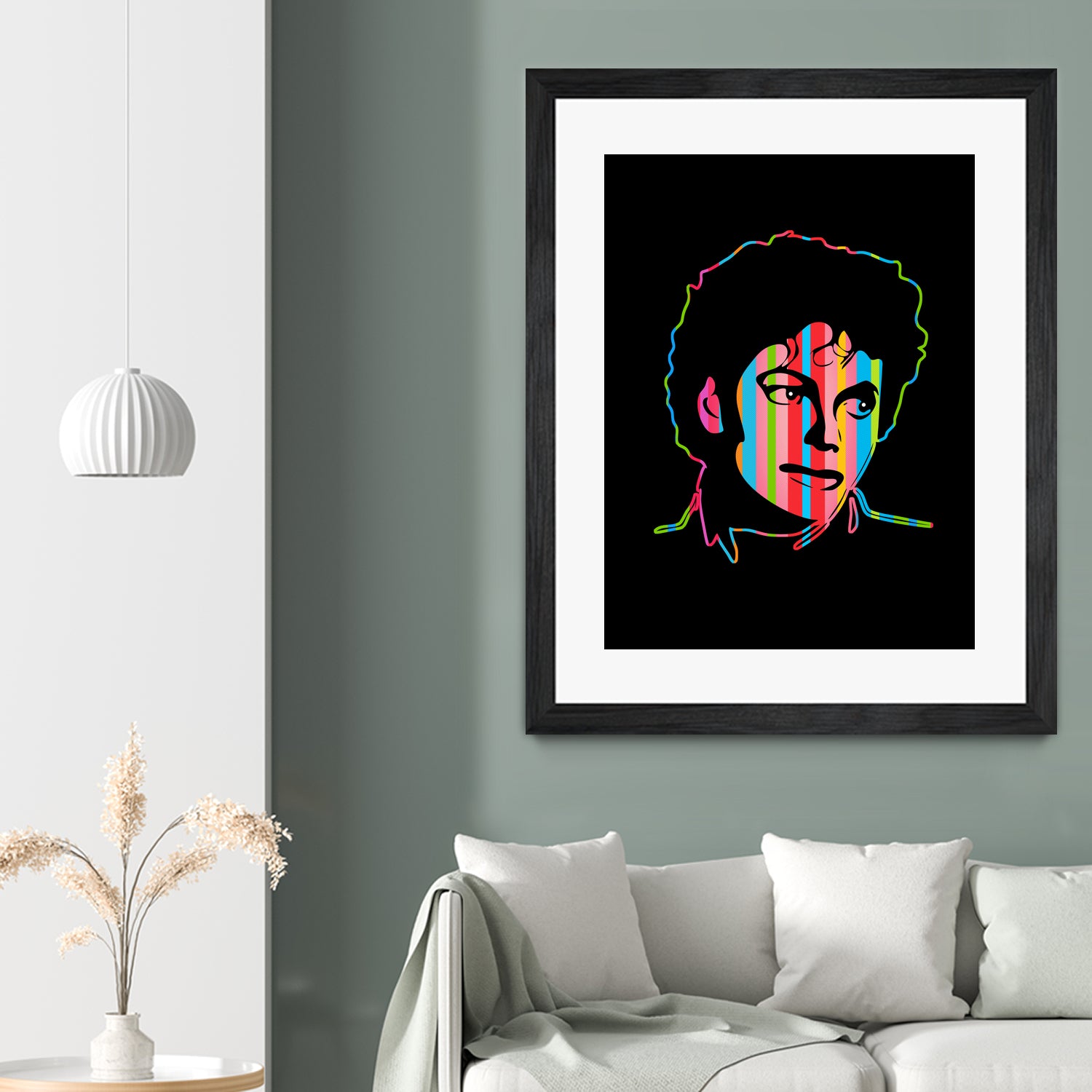 Michael Jackson | Dark | Pop Art by William Cuccio on GIANT ART - black digital drawing