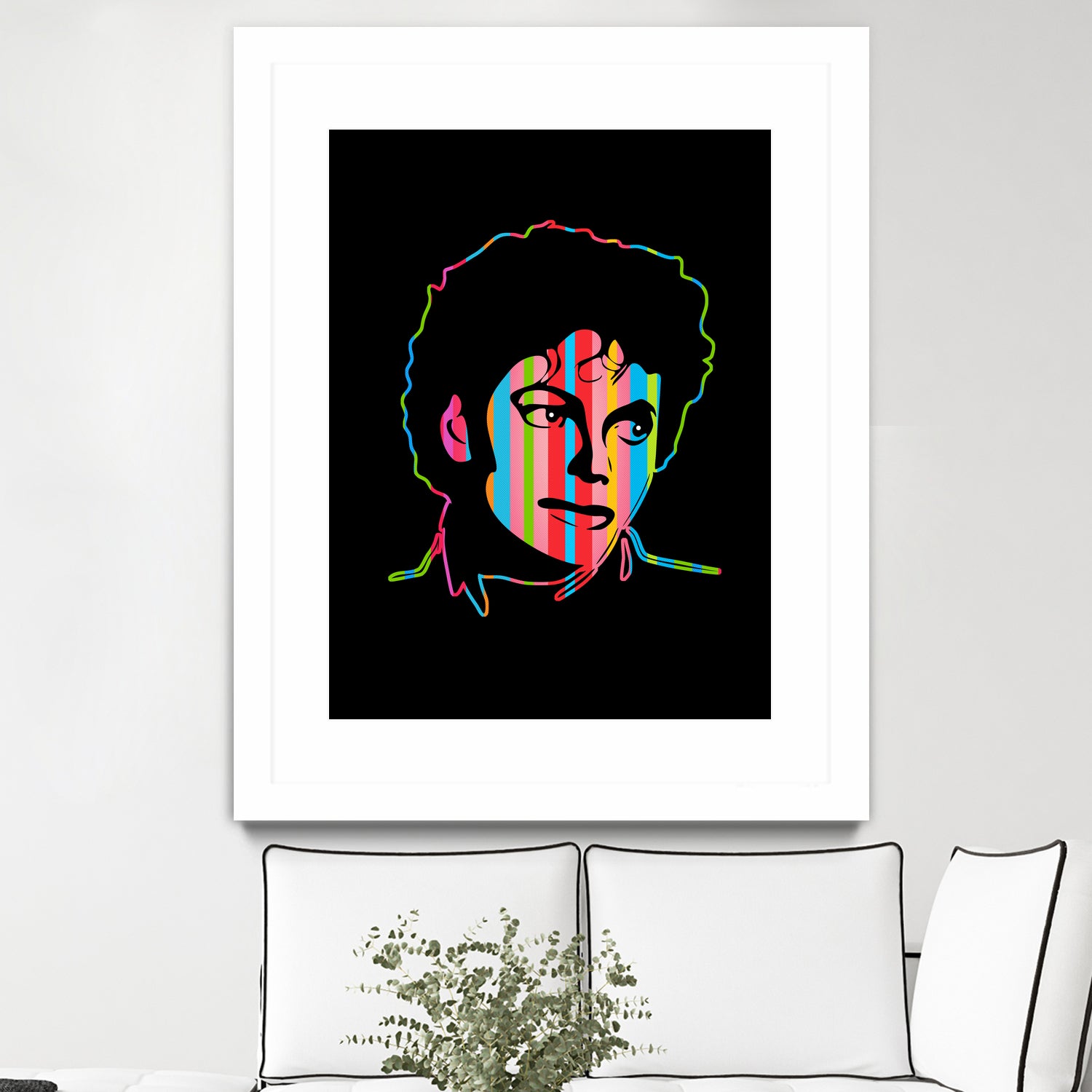 Michael Jackson | Dark | Pop Art by William Cuccio on GIANT ART - black digital drawing