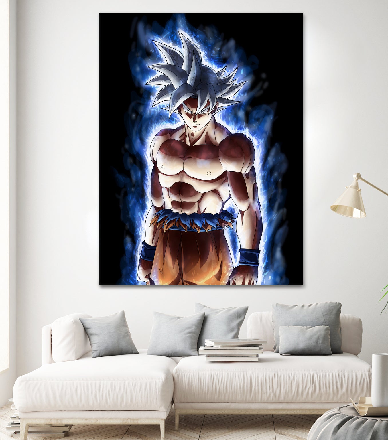 Goku ultra instinct - Selfish doctrine by MCAshe 24 on GIANT ART - blue digital drawing