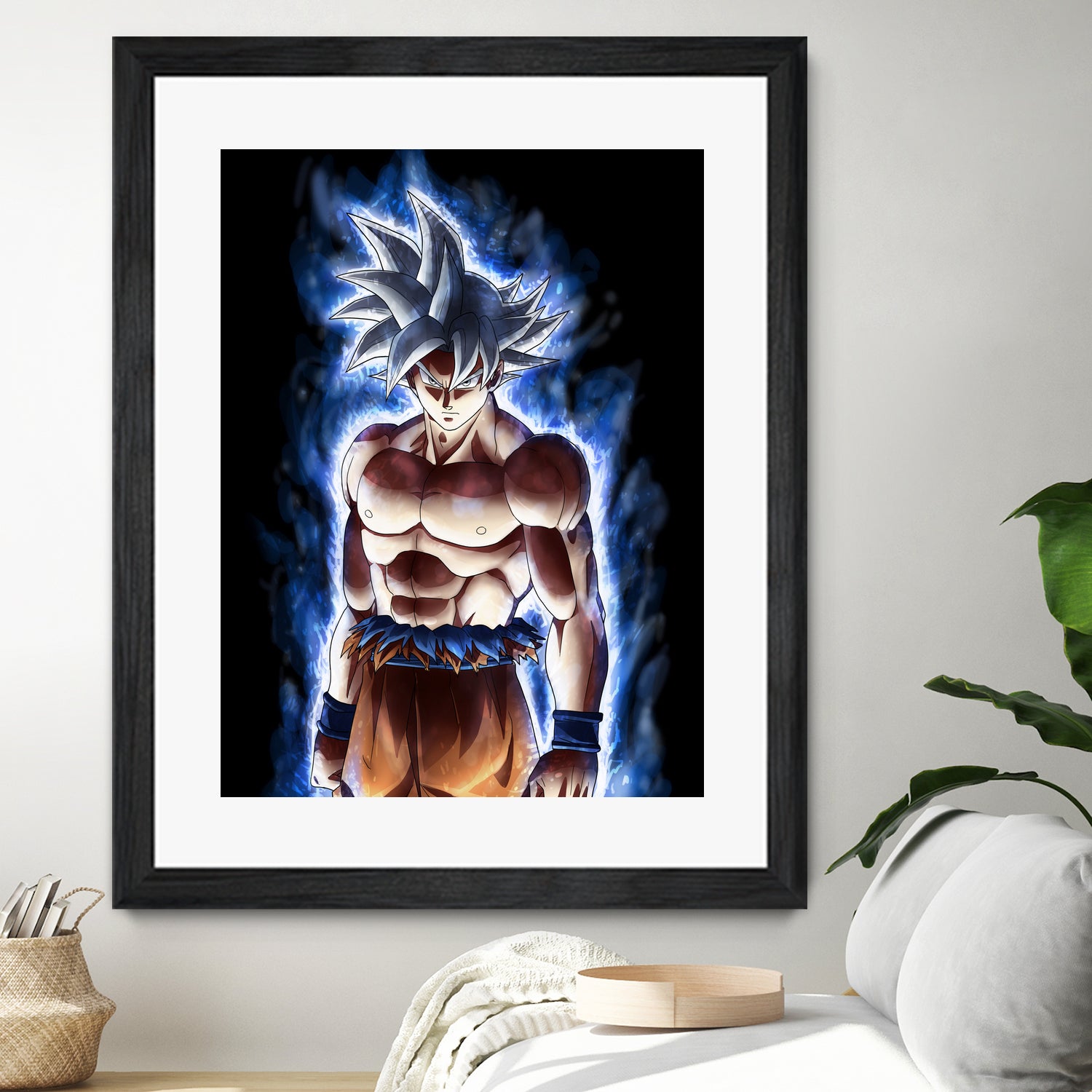 Goku ultra instinct - Selfish doctrine by MCAshe 24 on GIANT ART - blue digital drawing