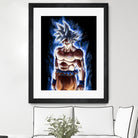 Goku ultra instinct - Selfish doctrine by MCAshe 24 on GIANT ART - blue digital drawing