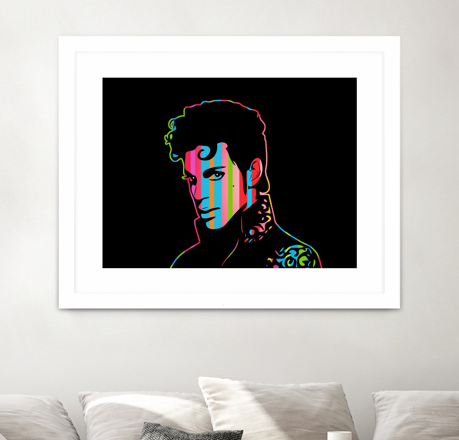 Prince | Dark | Pop Art by William Cuccio on GIANT ART - black digital drawing