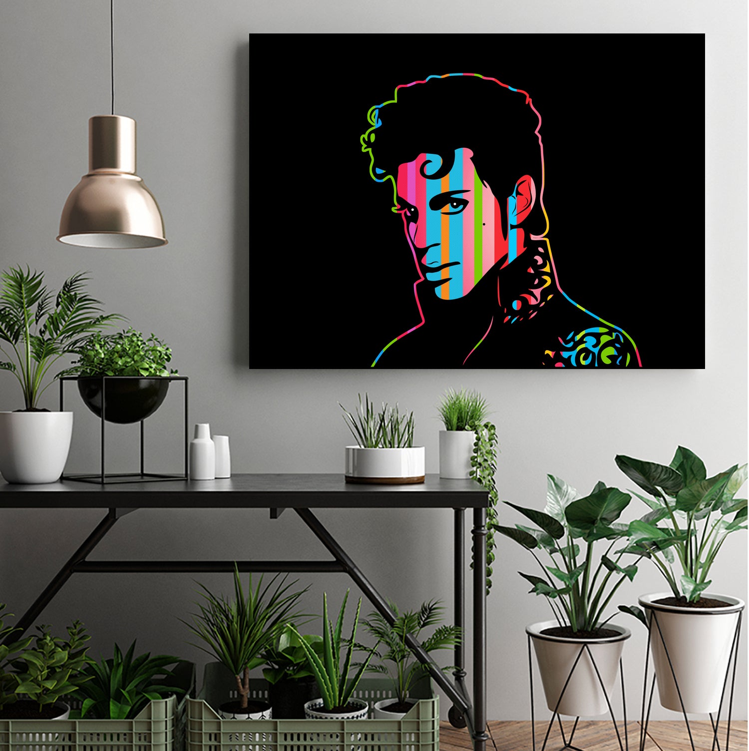 Prince | Dark | Pop Art by William Cuccio on GIANT ART - black digital drawing