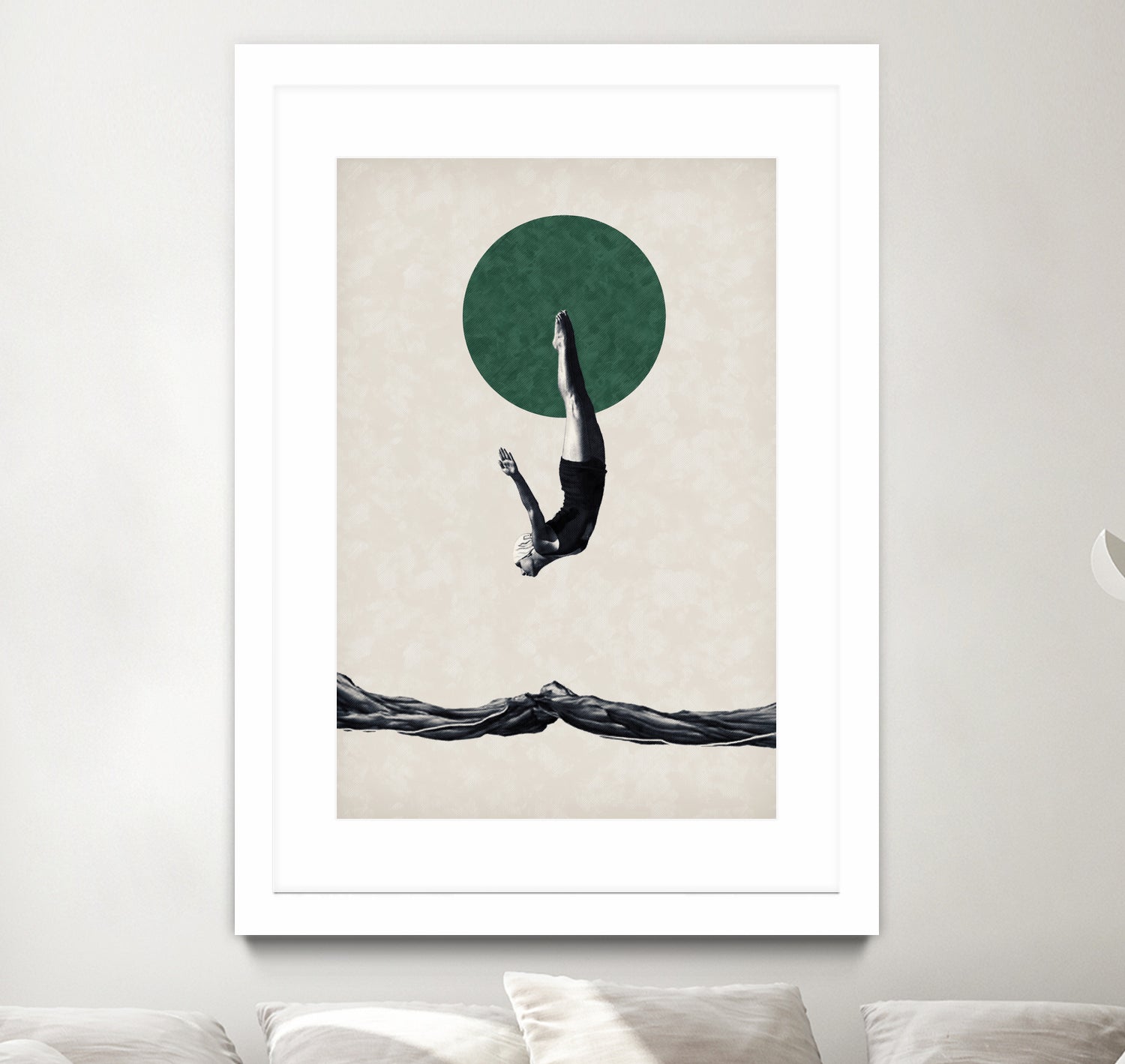 Dive ... by Menelaos Trompoukis on GIANT ART - white digital painting