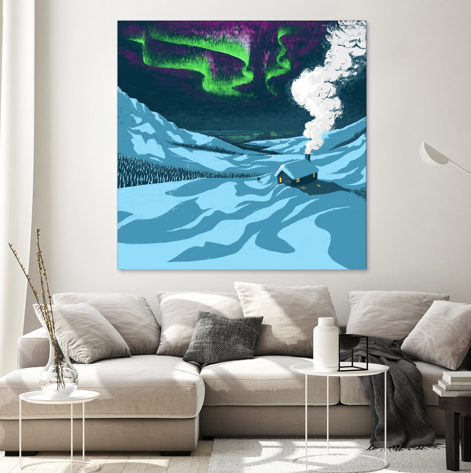 Aurora by Mark Frudd on GIANT ART - white digital painting