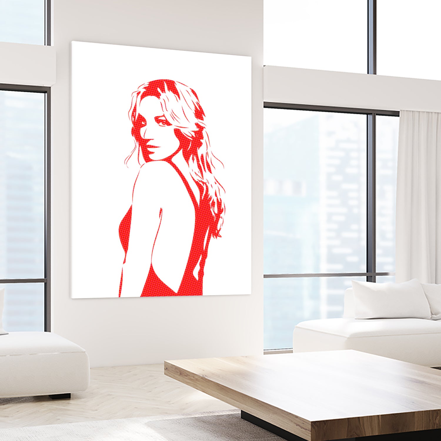 Britney Spears | Pop Art by William Cuccio on GIANT ART - red digital drawing