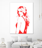 Britney Spears | Pop Art by William Cuccio on GIANT ART - red digital drawing