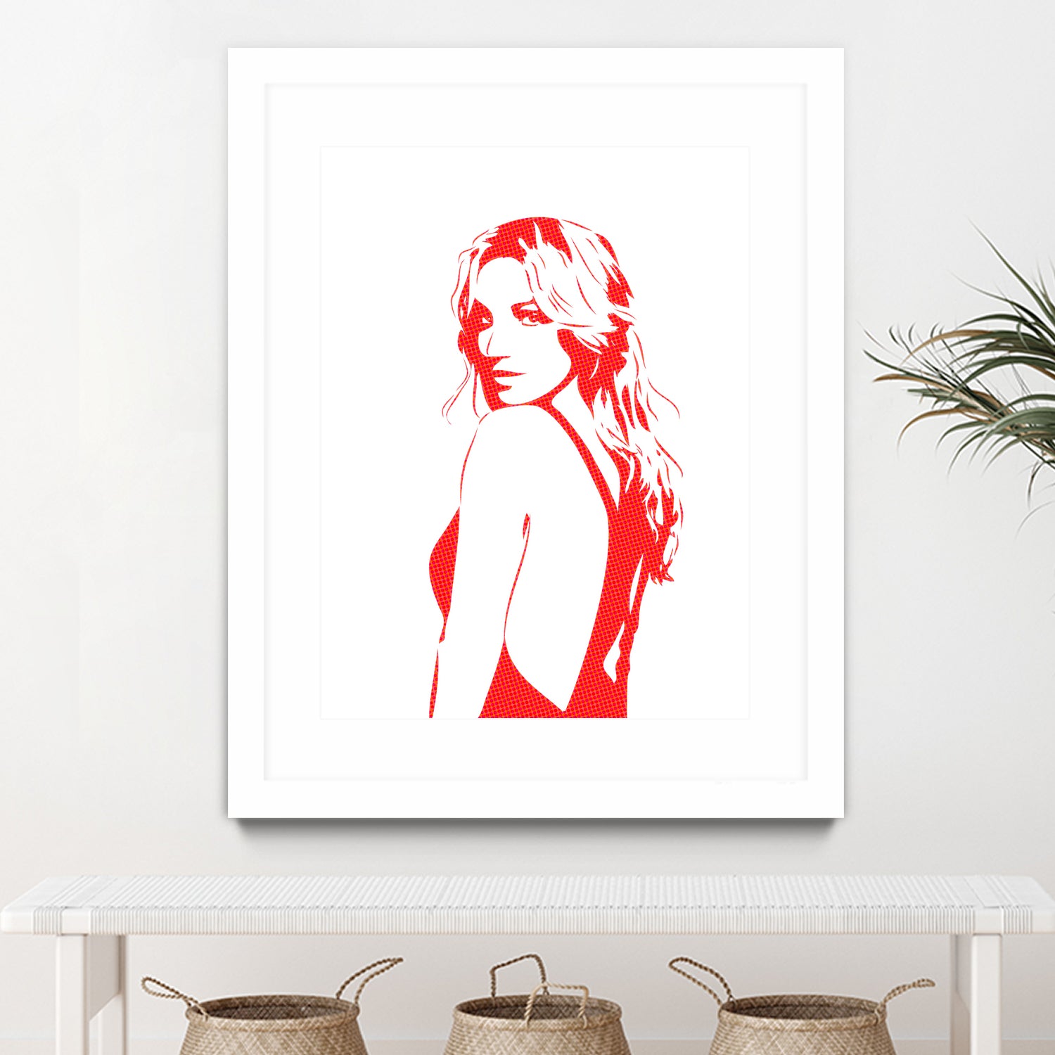 Britney Spears | Pop Art by William Cuccio on GIANT ART - red digital drawing