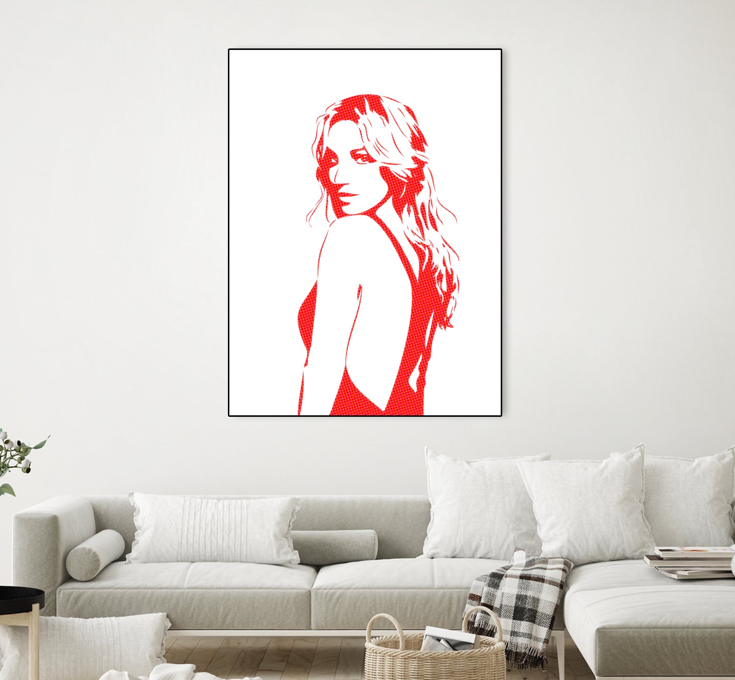 Britney Spears | Pop Art by William Cuccio on GIANT ART - red digital drawing