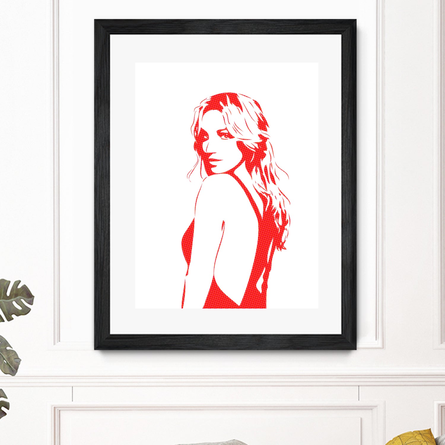 Britney Spears | Pop Art by William Cuccio on GIANT ART - red digital drawing