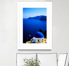 santorini1 n by Haris Kavalla on GIANT ART - blue photo manipulation