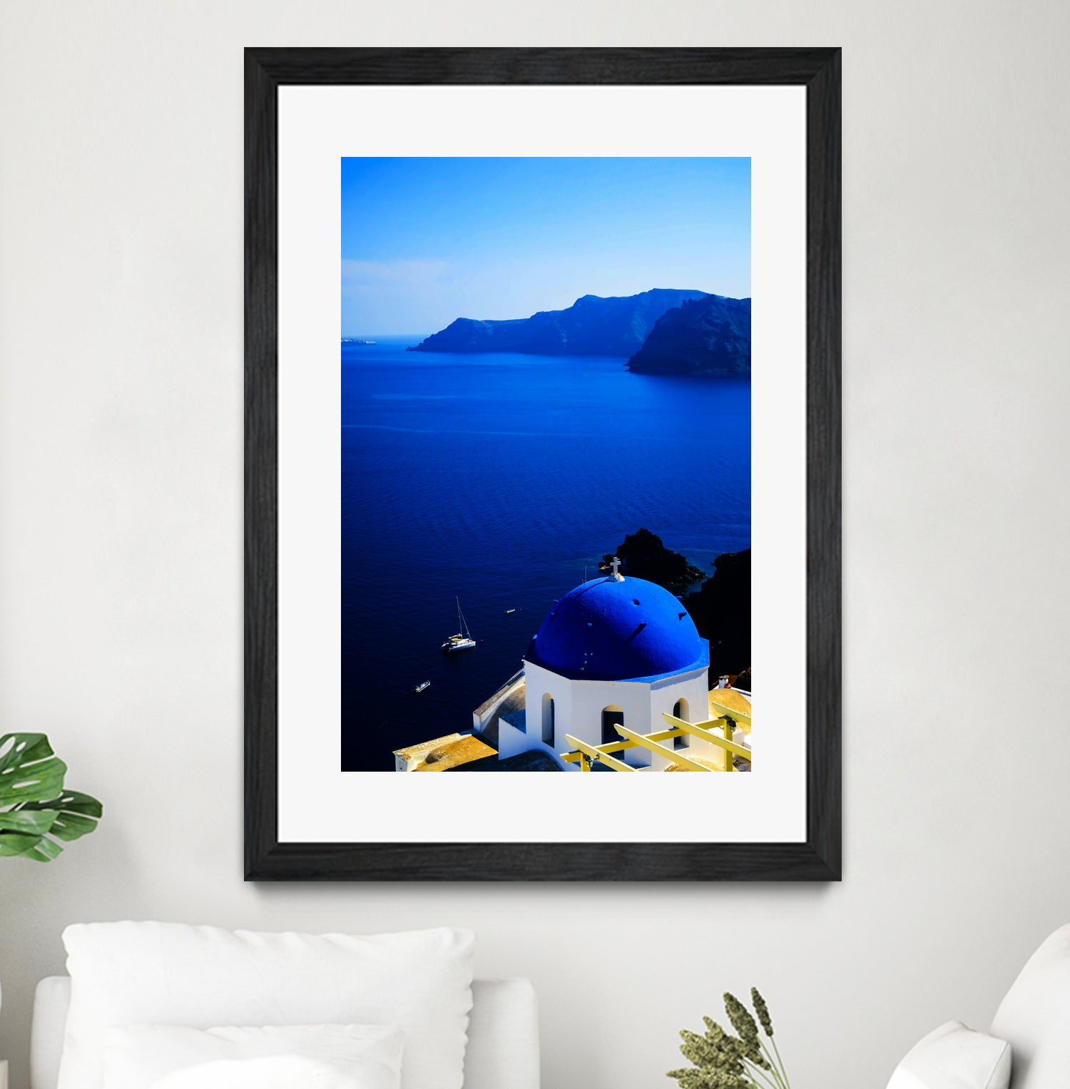 santorini1 n by Haris Kavalla on GIANT ART - blue photo manipulation