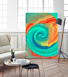 C0de Art II by Tenyo Marchev on GIANT ART - green 3d art