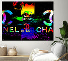 Colorful Chanel Art by Daniel Janda on GIANT ART - black mixed media