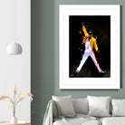 freddy mercury by Igor Moura on GIANT ART - black digital painting