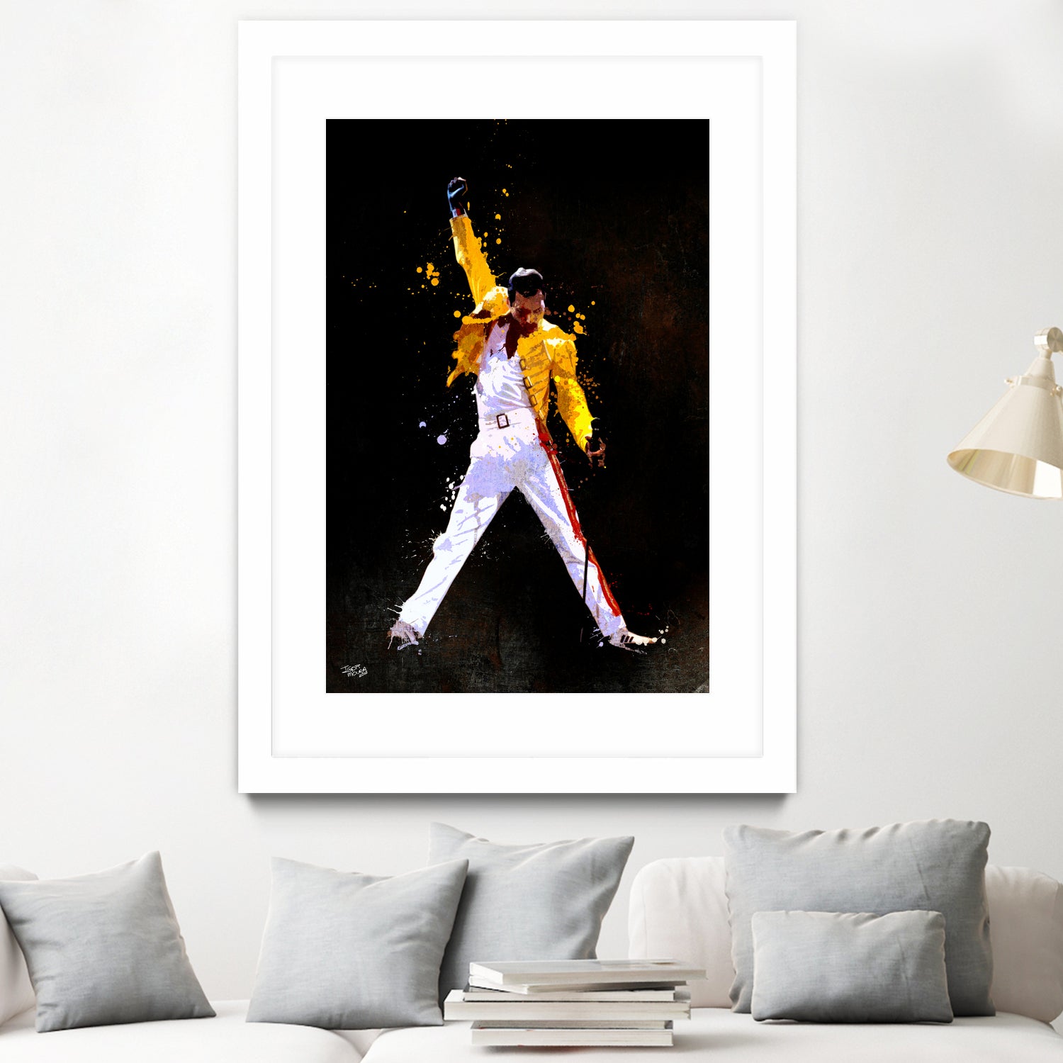 freddy mercury by Igor Moura on GIANT ART - black digital painting