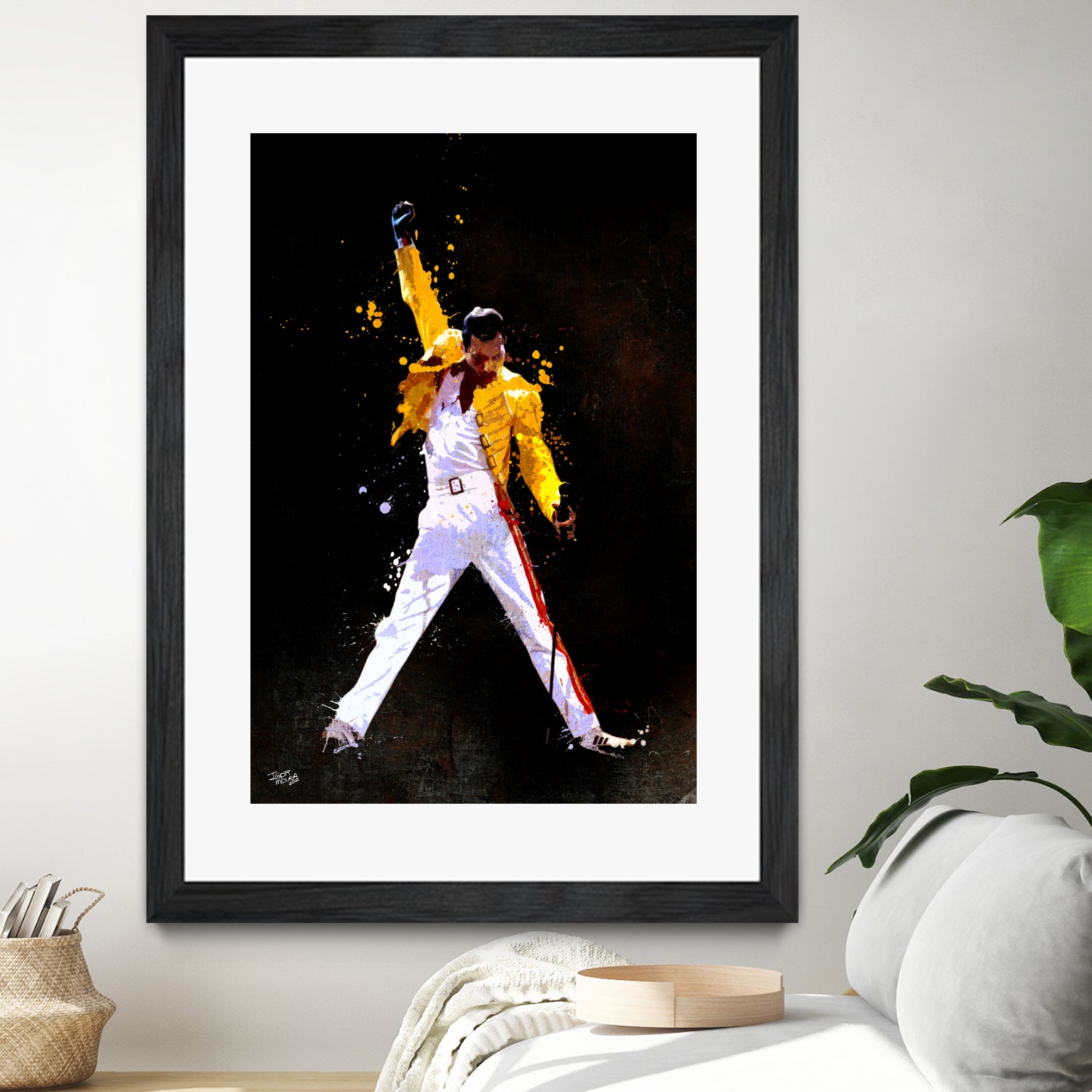 freddy mercury by Igor Moura on GIANT ART - black digital painting