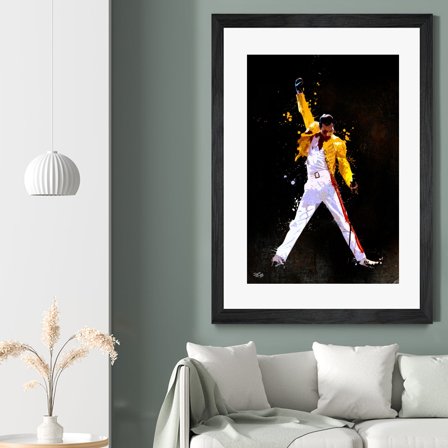 freddy mercury by Igor Moura on GIANT ART - black digital painting