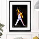 freddy mercury by Igor Moura on GIANT ART - black digital painting