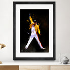 freddy mercury by Igor Moura on GIANT ART - black digital painting