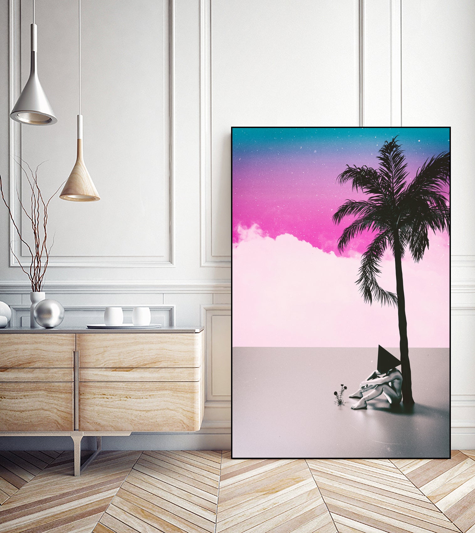 ＰＡＬＭ  ＴＲＥＥ  １８ by Adam Priester on GIANT ART - pink 3d art