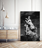 Heracles & Nessus by Burak Günay on GIANT ART - black digital painting