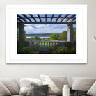 Autumn At Wave Hill by Chris Lord on GIANT ART - blue photo illustration