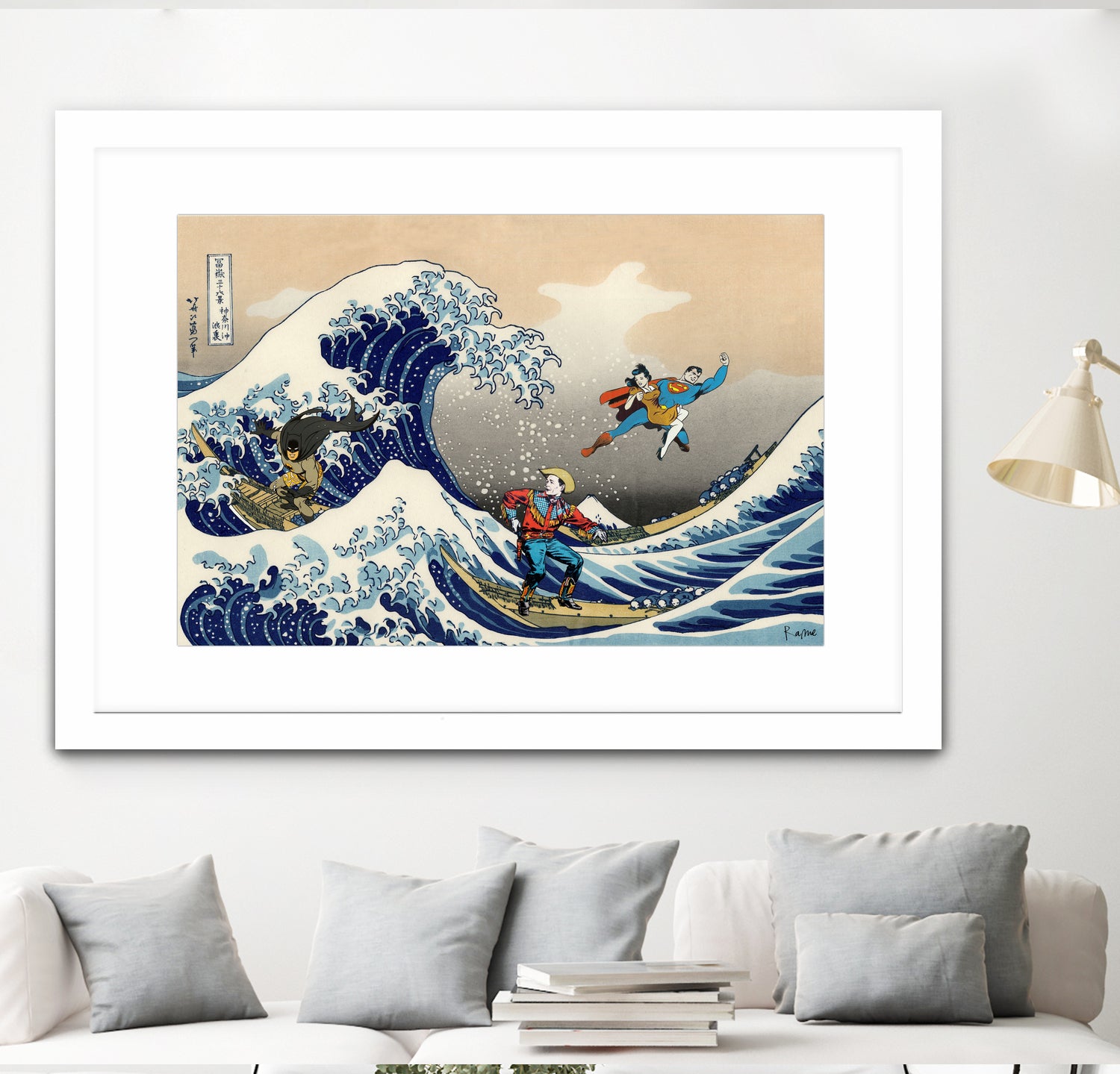 GREAT WAVE by Caterina Lo Cicero on GIANT ART - blue digital drawing