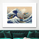 GREAT WAVE by Caterina Lo Cicero on GIANT ART - blue digital drawing