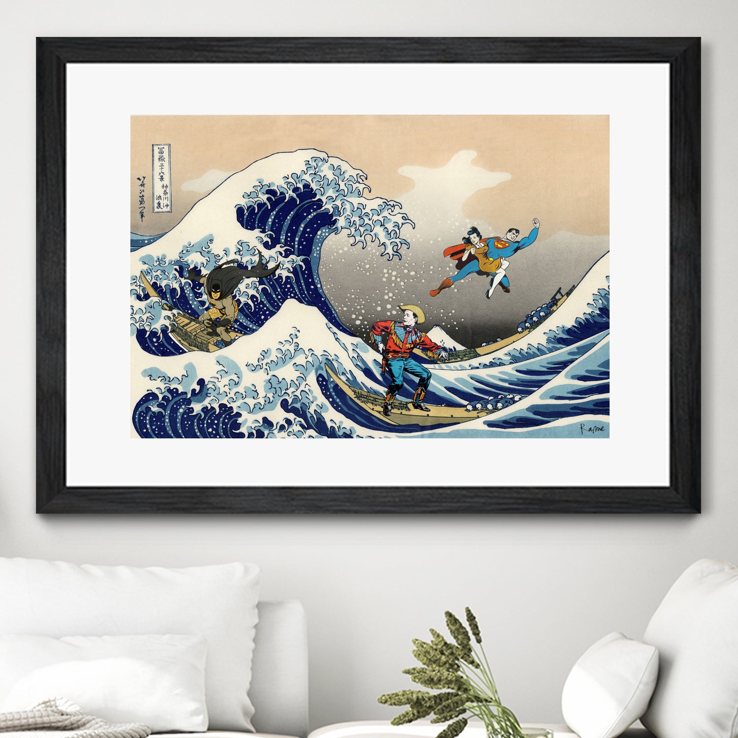 GREAT WAVE by Caterina Lo Cicero on GIANT ART - blue digital drawing