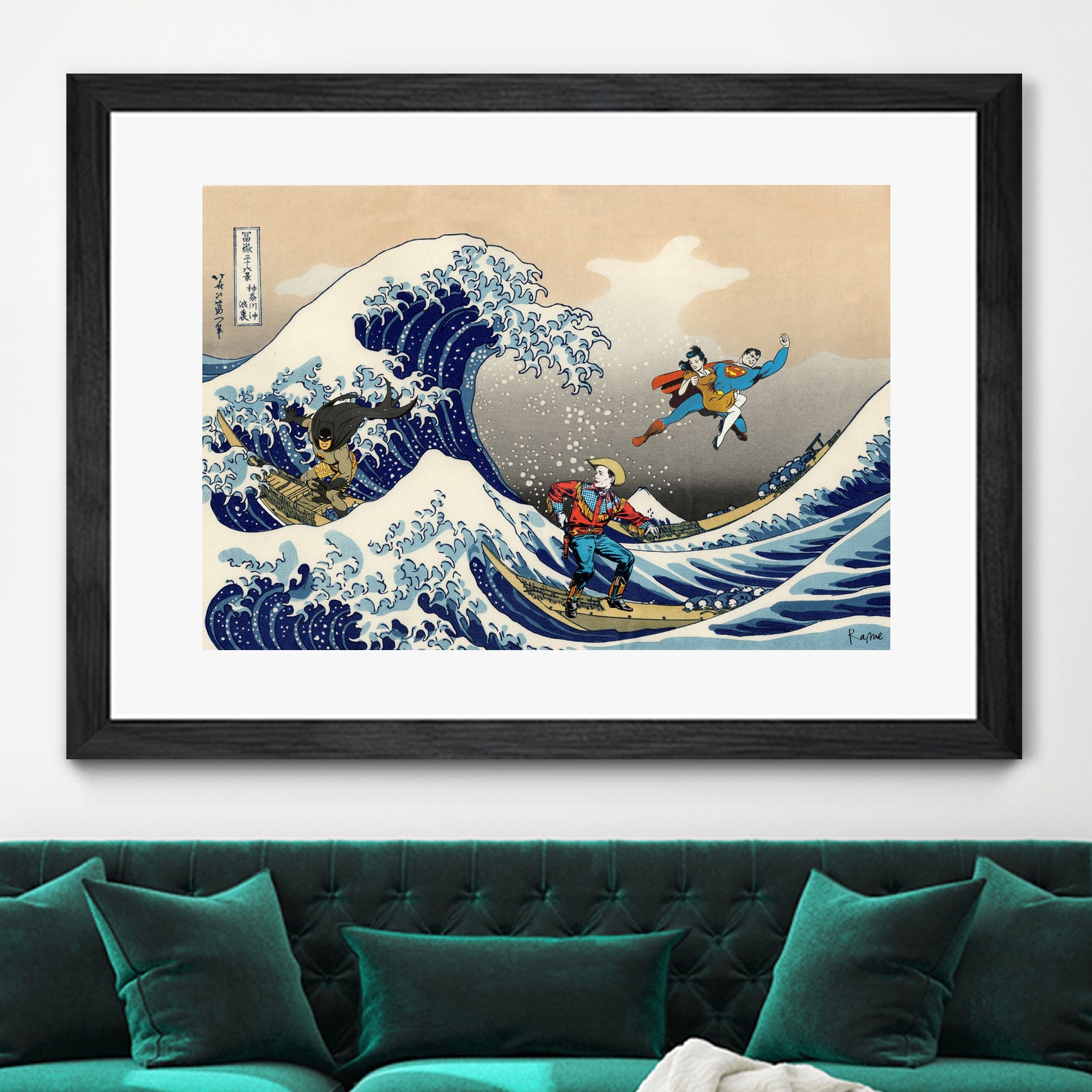 GREAT WAVE by Caterina Lo Cicero on GIANT ART - blue digital drawing