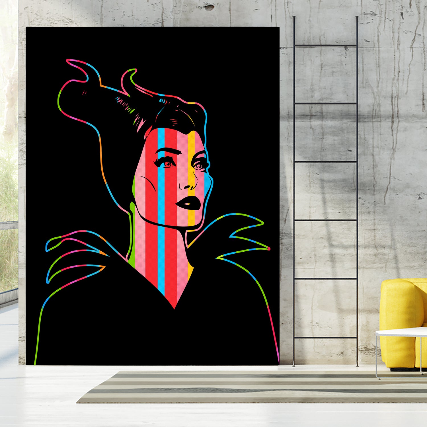 Maleficent | Dark | Pop Art by William Cuccio on GIANT ART - black digital drawing