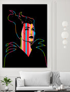 Maleficent | Dark | Pop Art by William Cuccio on GIANT ART - black digital drawing