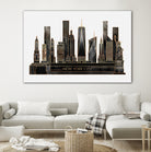 NYC - Black by Elisabeth Fredriksson on GIANT ART - black digital painting