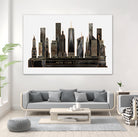 NYC - Black by Elisabeth Fredriksson on GIANT ART - black digital painting