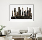 NYC - Black by Elisabeth Fredriksson on GIANT ART - black digital painting