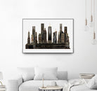 NYC - Black by Elisabeth Fredriksson on GIANT ART - black digital painting