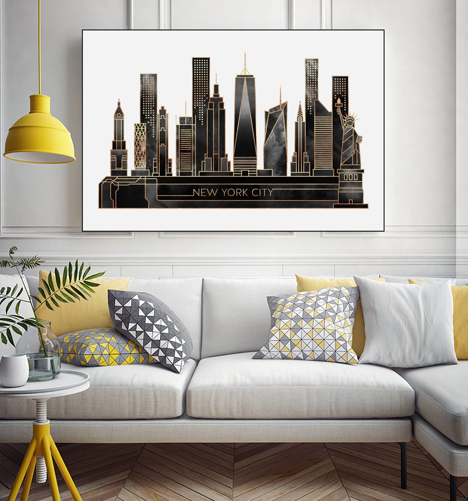 NYC - Black by Elisabeth Fredriksson on GIANT ART - black digital painting