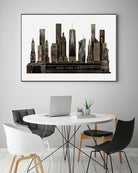 NYC - Black by Elisabeth Fredriksson on GIANT ART - black digital painting