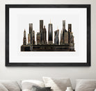 NYC - Black by Elisabeth Fredriksson on GIANT ART - black digital painting