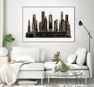 NYC - Black by Elisabeth Fredriksson on GIANT ART - black digital painting