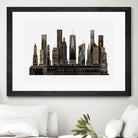 NYC - Black by Elisabeth Fredriksson on GIANT ART - black digital painting