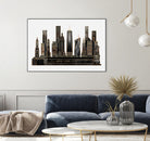 NYC - Black by Elisabeth Fredriksson on GIANT ART - black digital painting