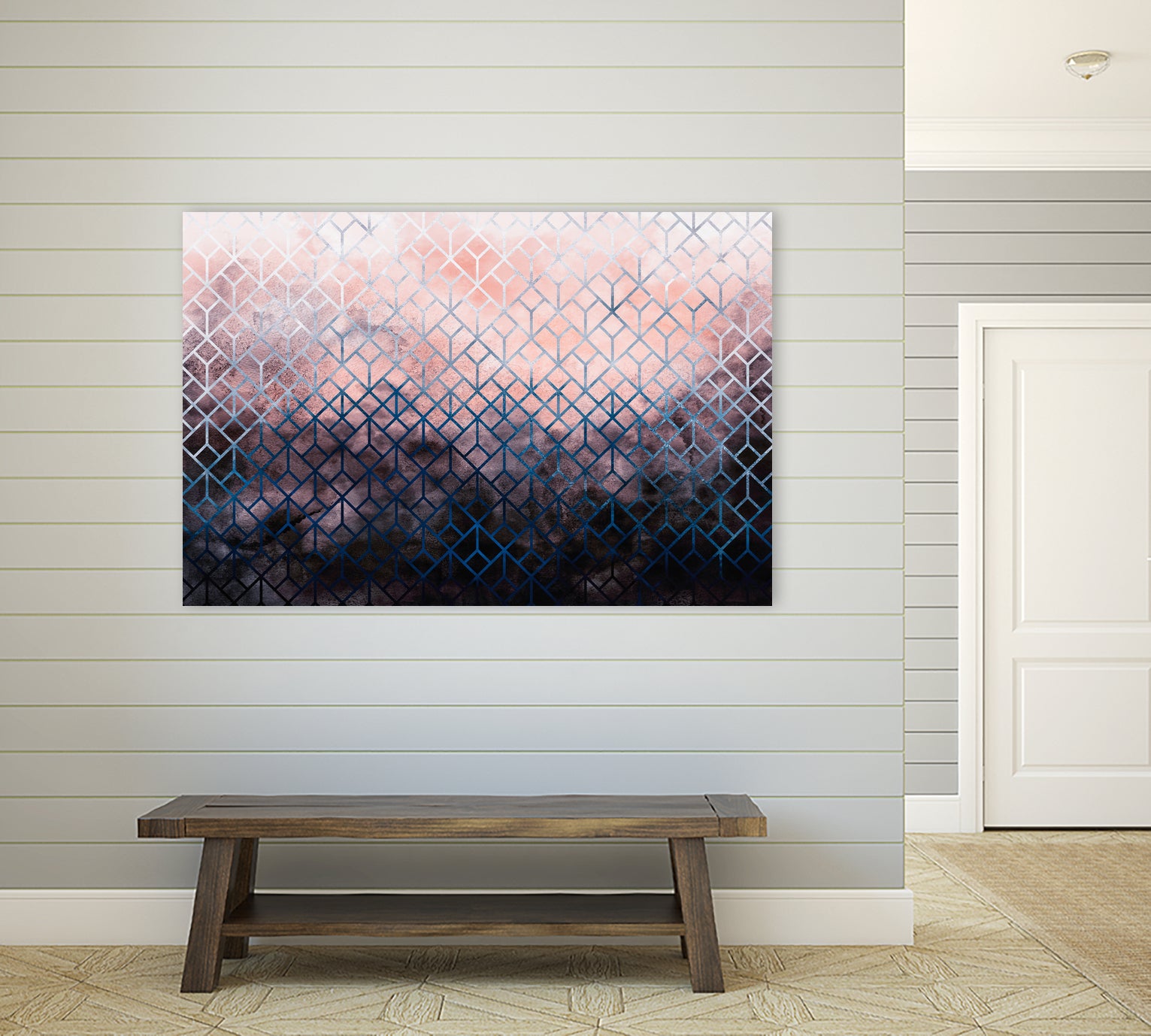 Geometric XI by Tenyo Marchev on GIANT ART - black vector illustration