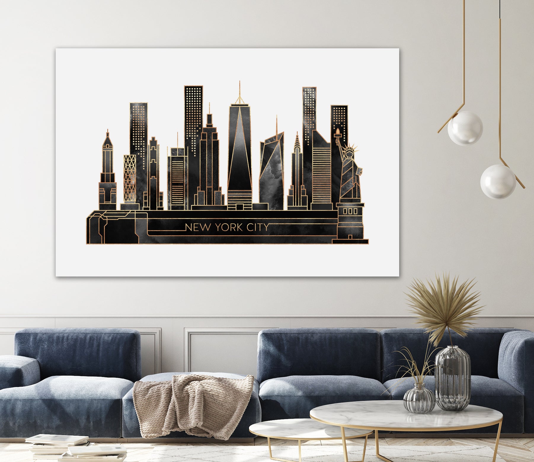 NYC - Black by Elisabeth Fredriksson on GIANT ART - black digital painting