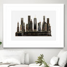 NYC - Black by Elisabeth Fredriksson on GIANT ART - black digital painting