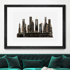 NYC - Black by Elisabeth Fredriksson on GIANT ART - black digital painting