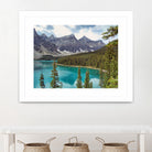 Moraine Lake Canada by Lynn Bolt on GIANT ART - blue photo illustration