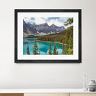 Moraine Lake Canada by Lynn Bolt on GIANT ART - blue photo illustration